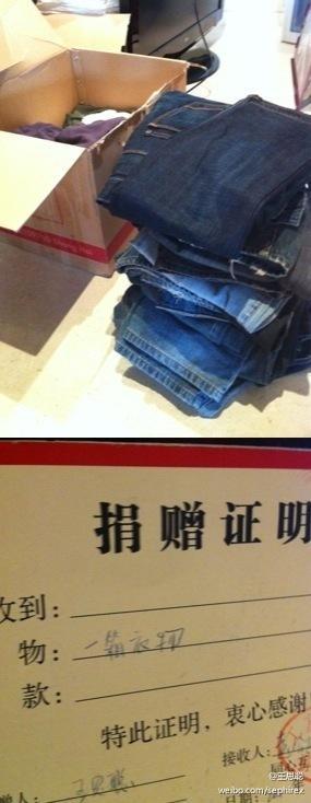 5、捐钱不如捐用品