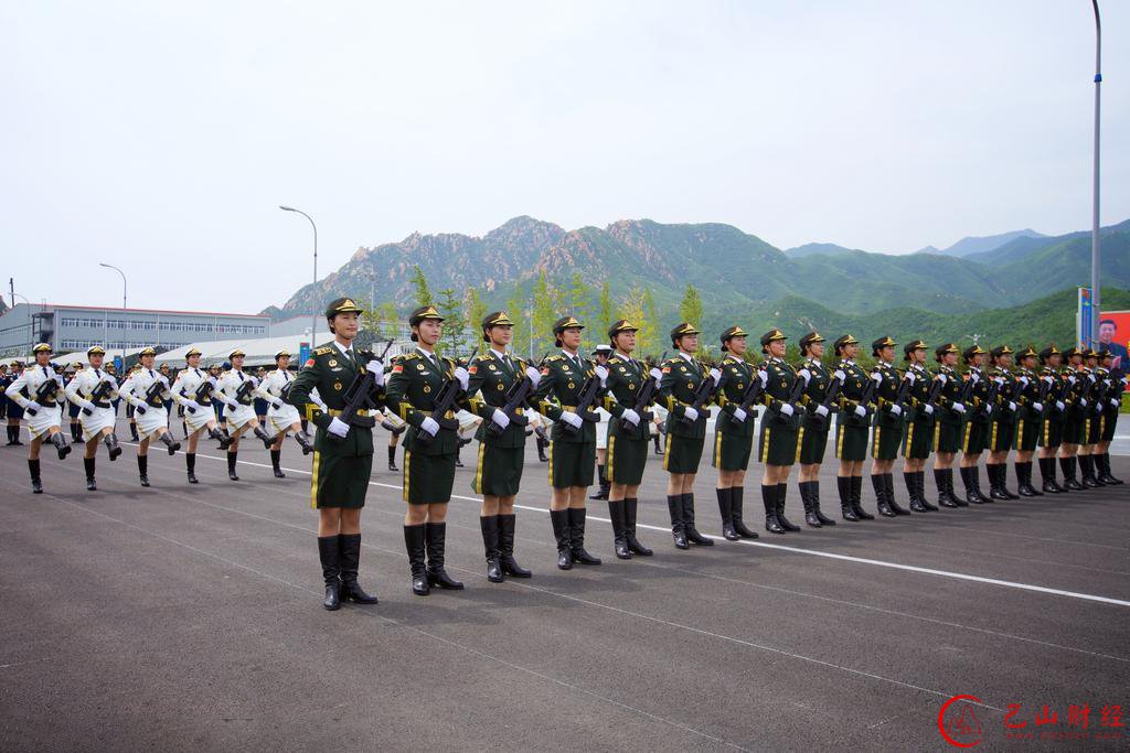 仪仗队,女兵,模特,阅兵，门慧佳