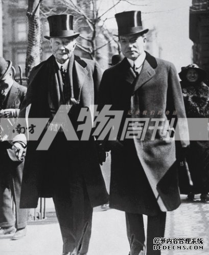 约翰·D·洛克菲勒和儿子约翰·D·洛克菲勒二世 约翰·D·洛克菲勒和儿子约翰·D·洛克菲勒二世