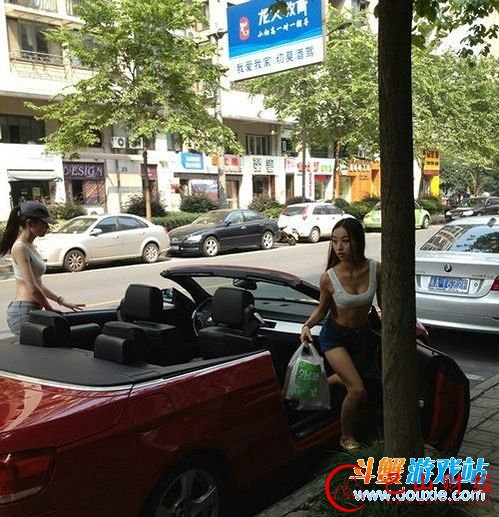 外卖,外卖妹,性感“外卖妹”,露脐装
