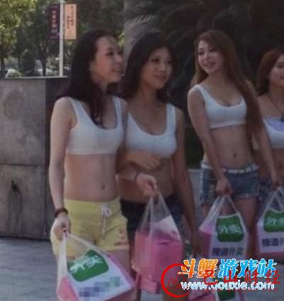外卖,外卖妹,性感“外卖妹”,露脐装